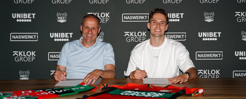 N.E.C. verheugd met komst Lars Olden Larsen