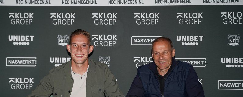 Rijk Janse tekent eerste profcontract bij N.E.C.