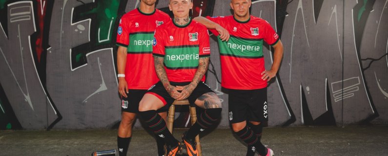 Voetbal omarmt kunst in N.E.C.-wedstrijdcollectie 2026-2027