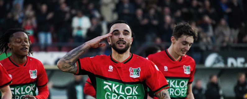 N.E.C. licht koopoptie in contract Rober González   