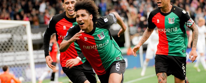 N.E.C. schrijft historie met derde plaats en Europees voetbal na zege op Go Ahead Eagles